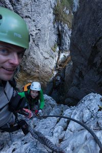 Via ferrata routes in Gargellen