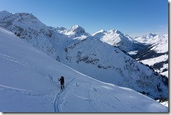 Ascending (Ski touring near Wösterspitze)