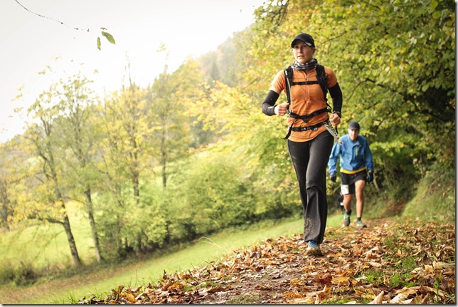 Leonie running (Pölven trail)