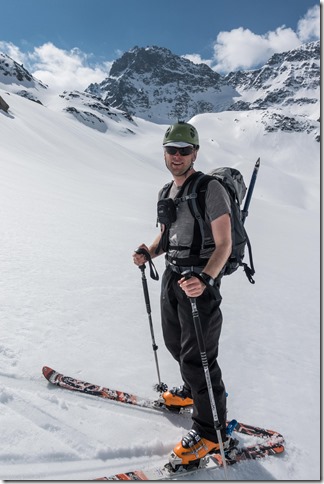 Cris on skis (Jamtalhuette-Heidelbergerhuette April 2017)