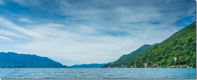 View across the lake (Lago Maggiore)