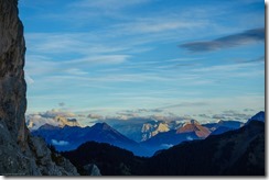 View of far off mountains (Climbing Tannheimer Tal 2019)