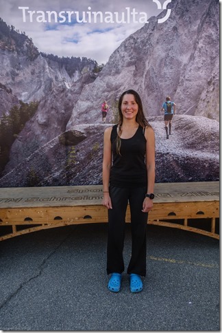 Leonie at the finish(Transruinaulta Marathon Oct 2018)