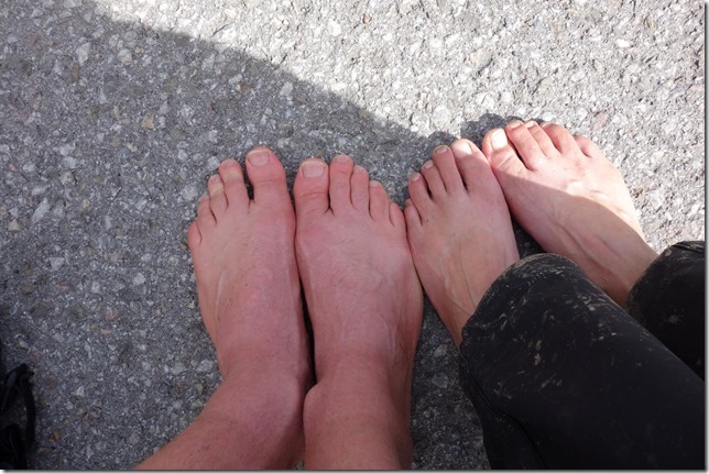 Our feet (Humani Trail 2013)