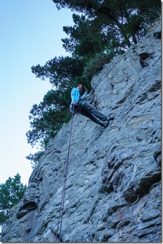 Climbing at Albert Tce (Ari visits 2020)