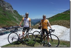 Us and snow (Swiss Cycling June 2017)