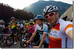Us at the start of stage 2 (Giro delle Dolomiti 2019)