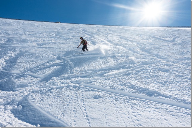 Brendan skiing (Skitouring Kuehtai March 2019)