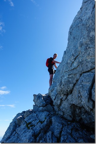 Johannes on the rock(Hochkalter Aug 2019)