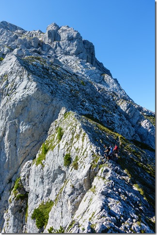 On the ridge (Hochkalter Aug 2019)