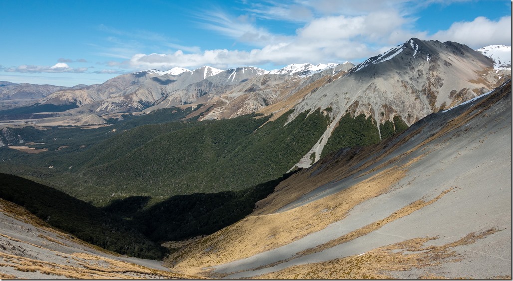 View of the mountains (Camp Saddle Oct 2021)