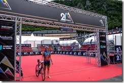 At the finish line after Stage 2 (Andorra 21 Ports 2022)