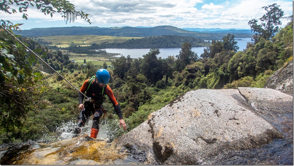 Craig abseiling again (Carew Creek Dec 2024)